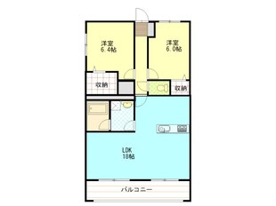 朝陽駅 徒歩10分 2階の物件間取画像